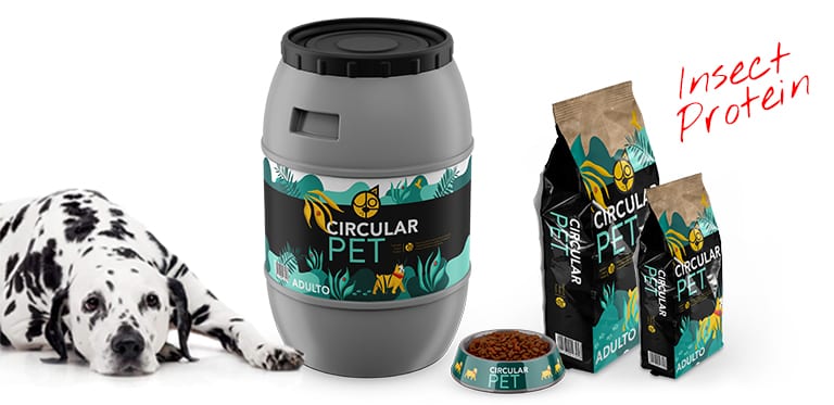 Un respiro Circular Pet fabrica comida de mascotas a partir de harina de insecto - País Circular