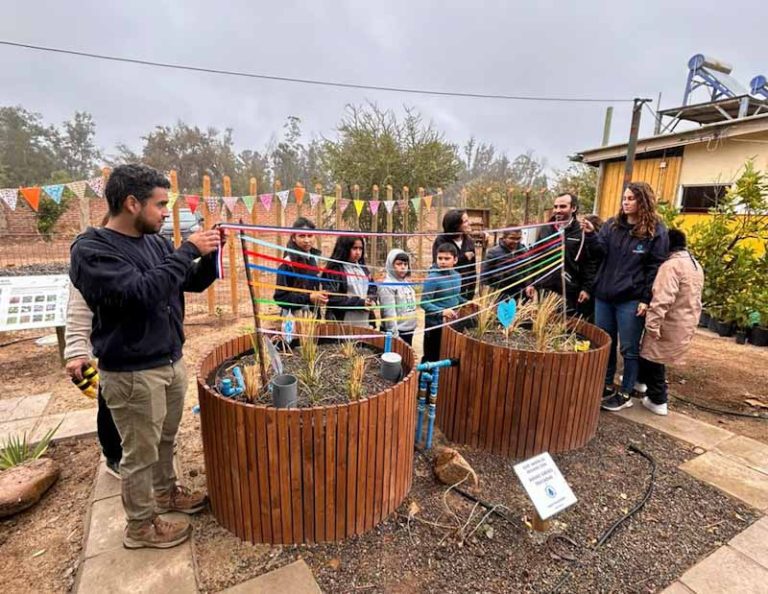 Inauguran proyecto de reutilización de aguas grises en escuela de Quilpué