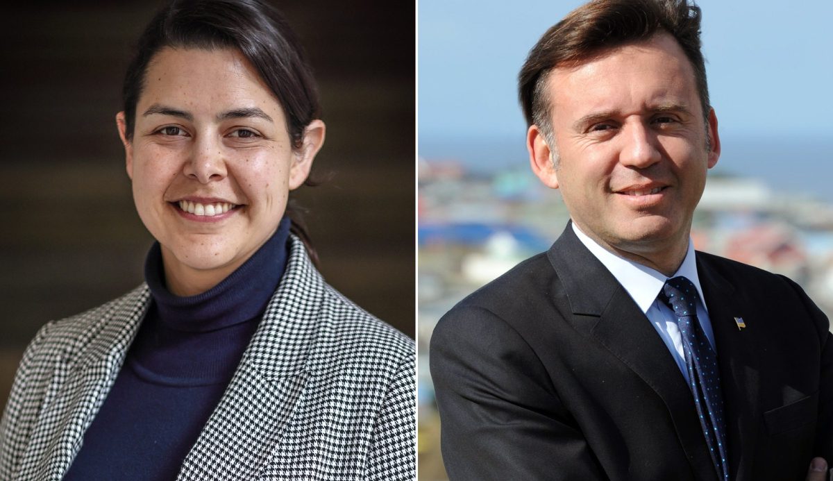 Francisca Perales y Claudio Radonich